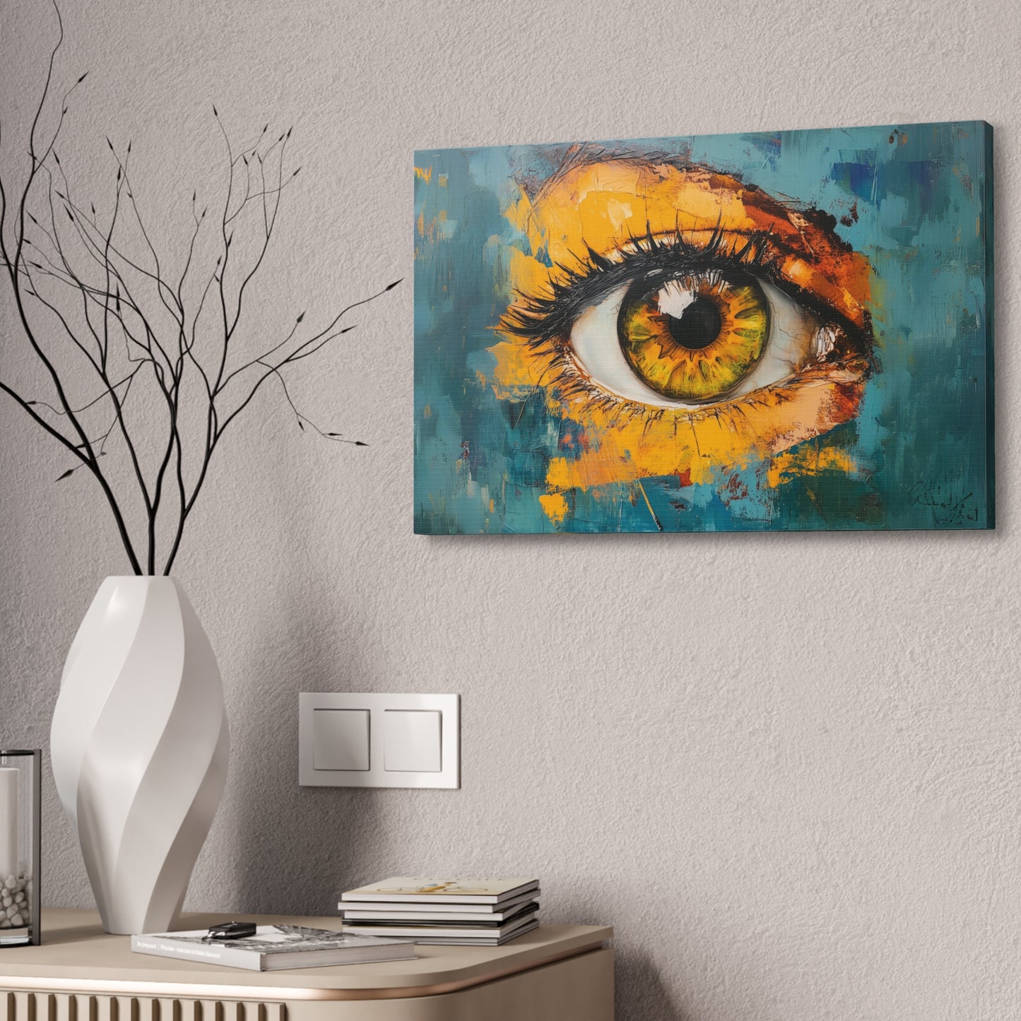 Abstract Eye 2 Canvas