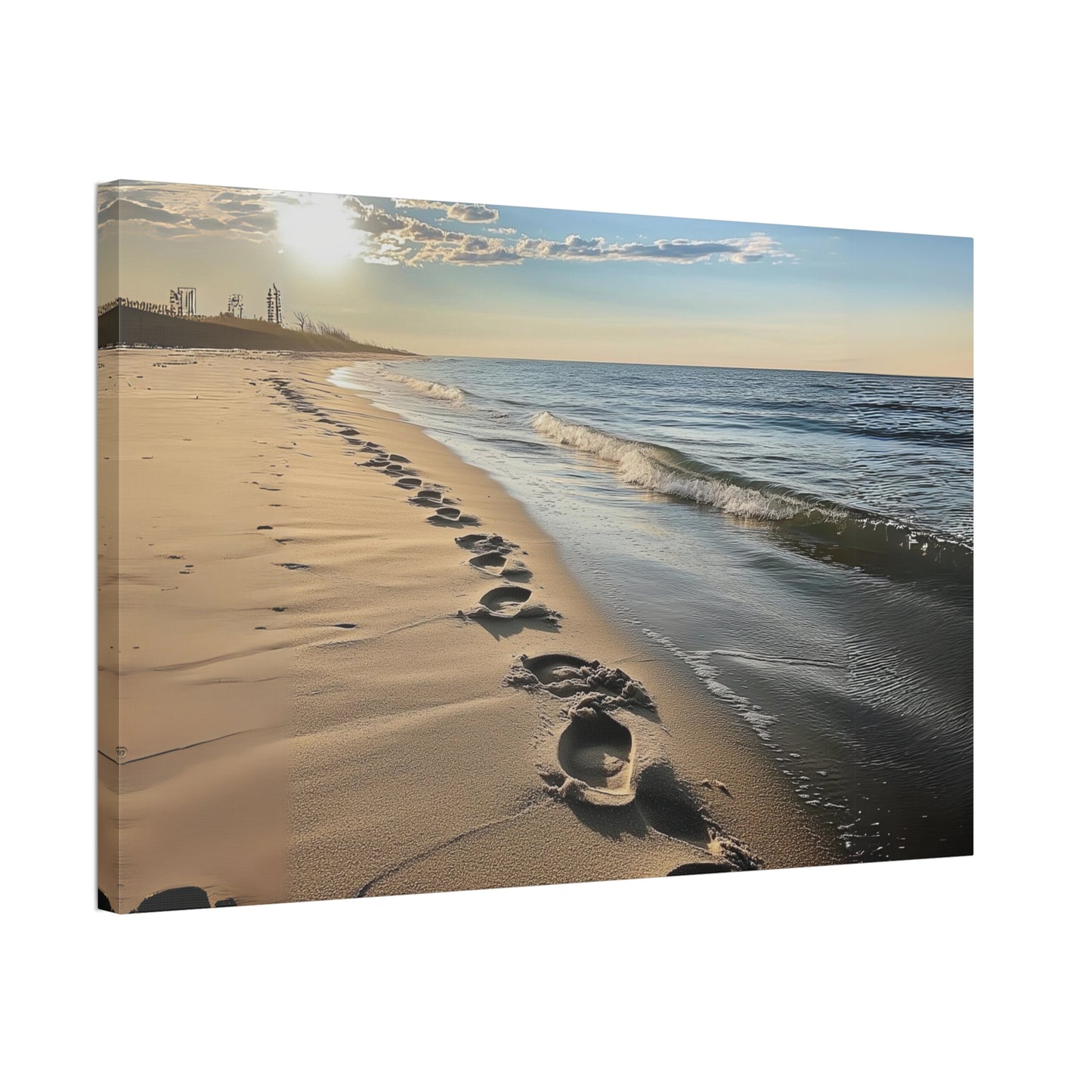 Footprints in the Sand Canvas