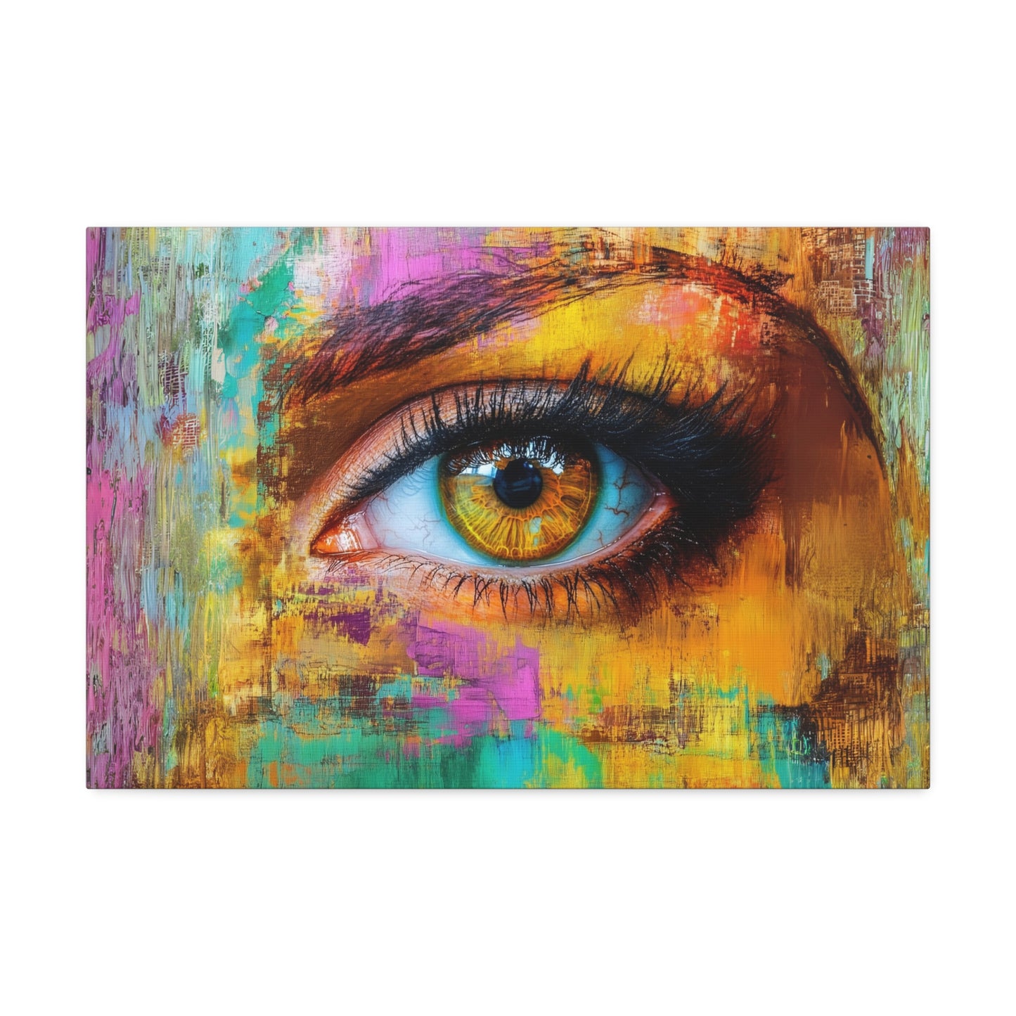 Abstract Eye 4 Canvas