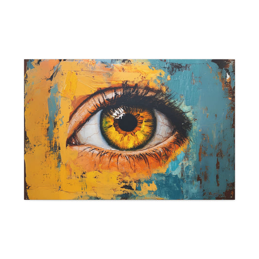 Abstract Eye 3 Canvas