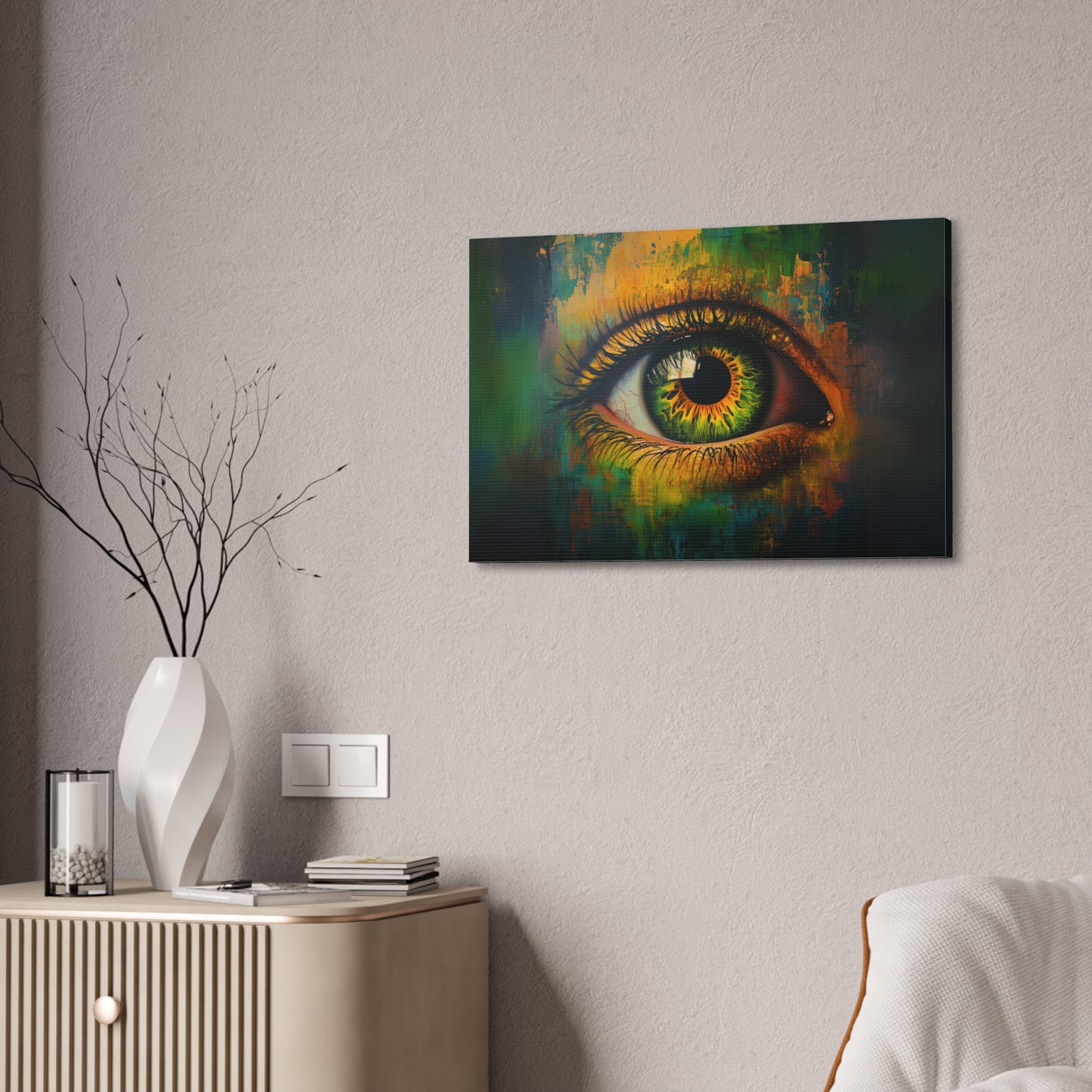 Abstract Eye 1 Canvas