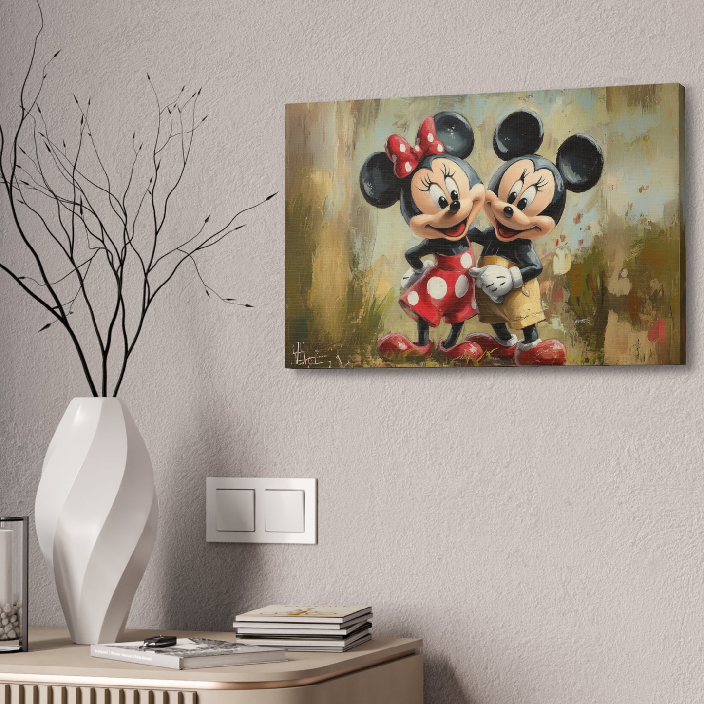 Favorite Mice Couple Canvas