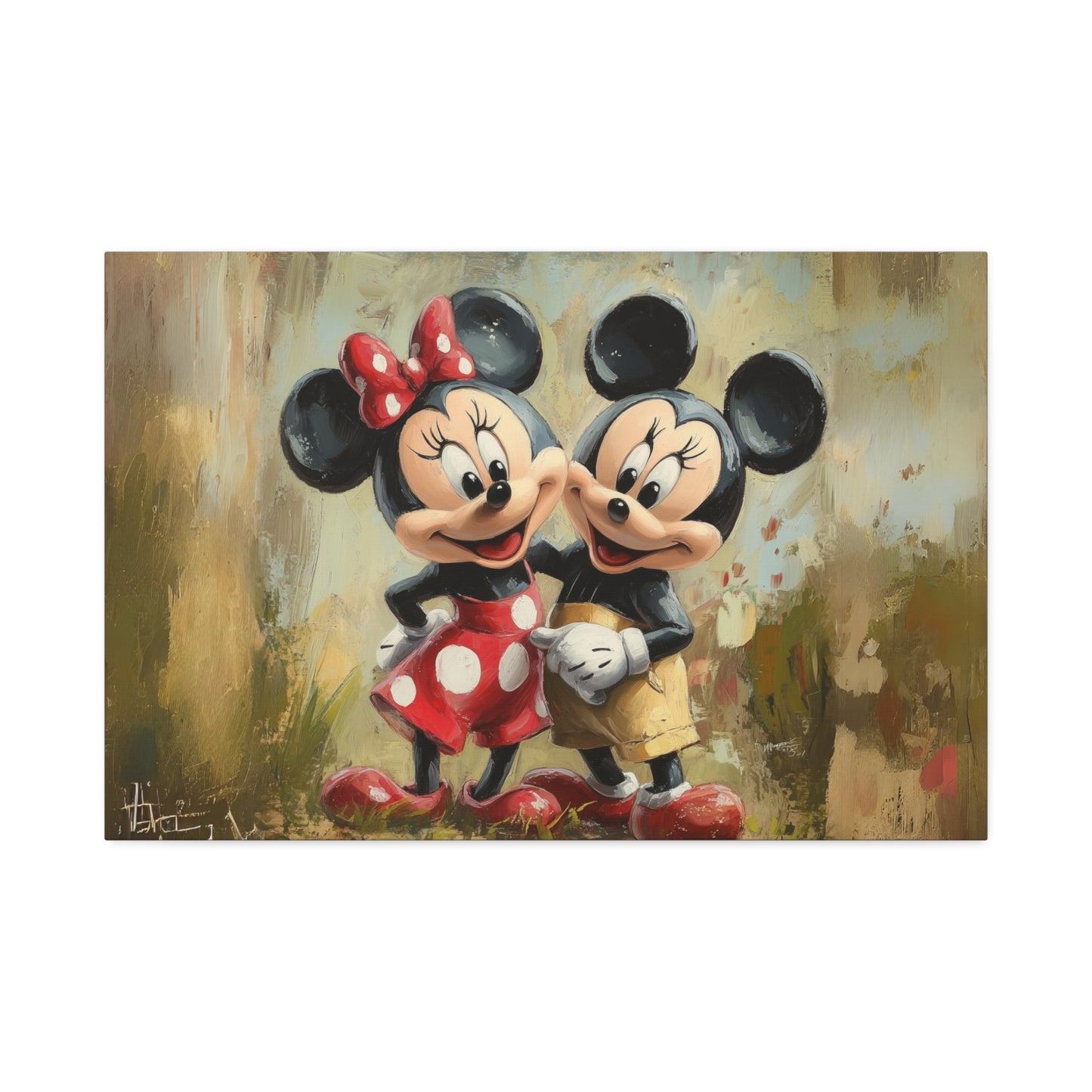 Favorite Mice Couple Canvas