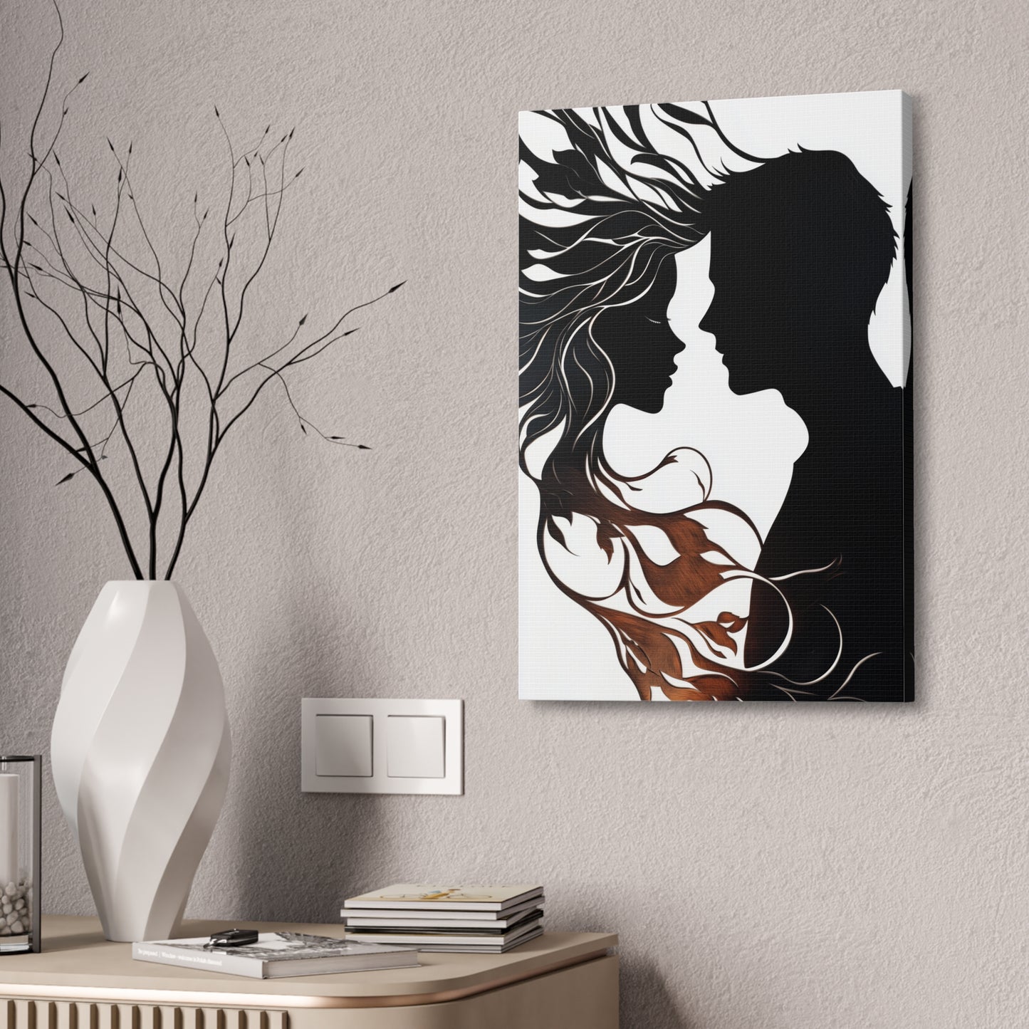 Shadow Embrace Canvas