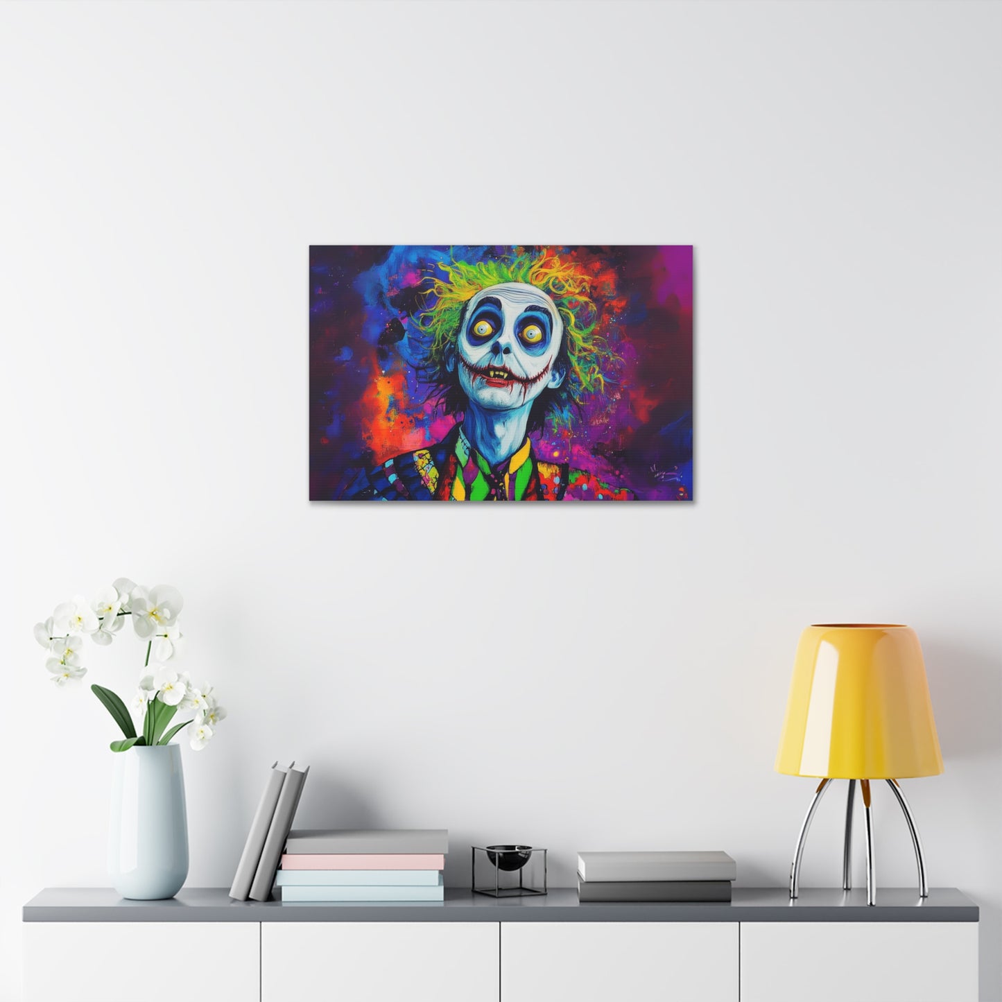 Animated Beetlejuice Canvas