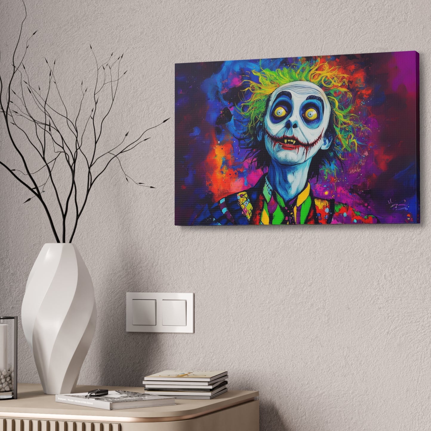 Animated Beetlejuice Canvas