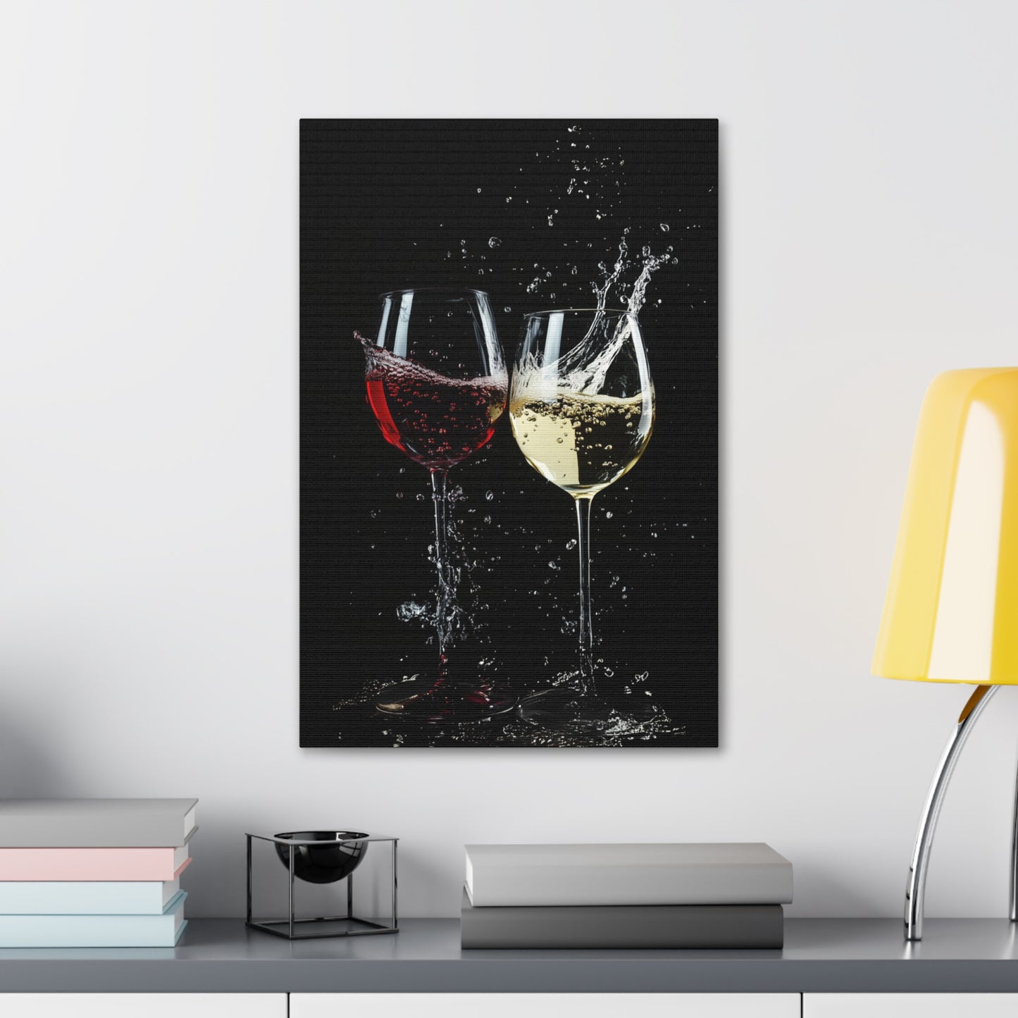 Tall Wine Glasses Canvas