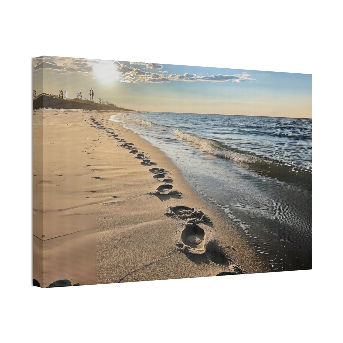 Footprints in the Sand Canvas