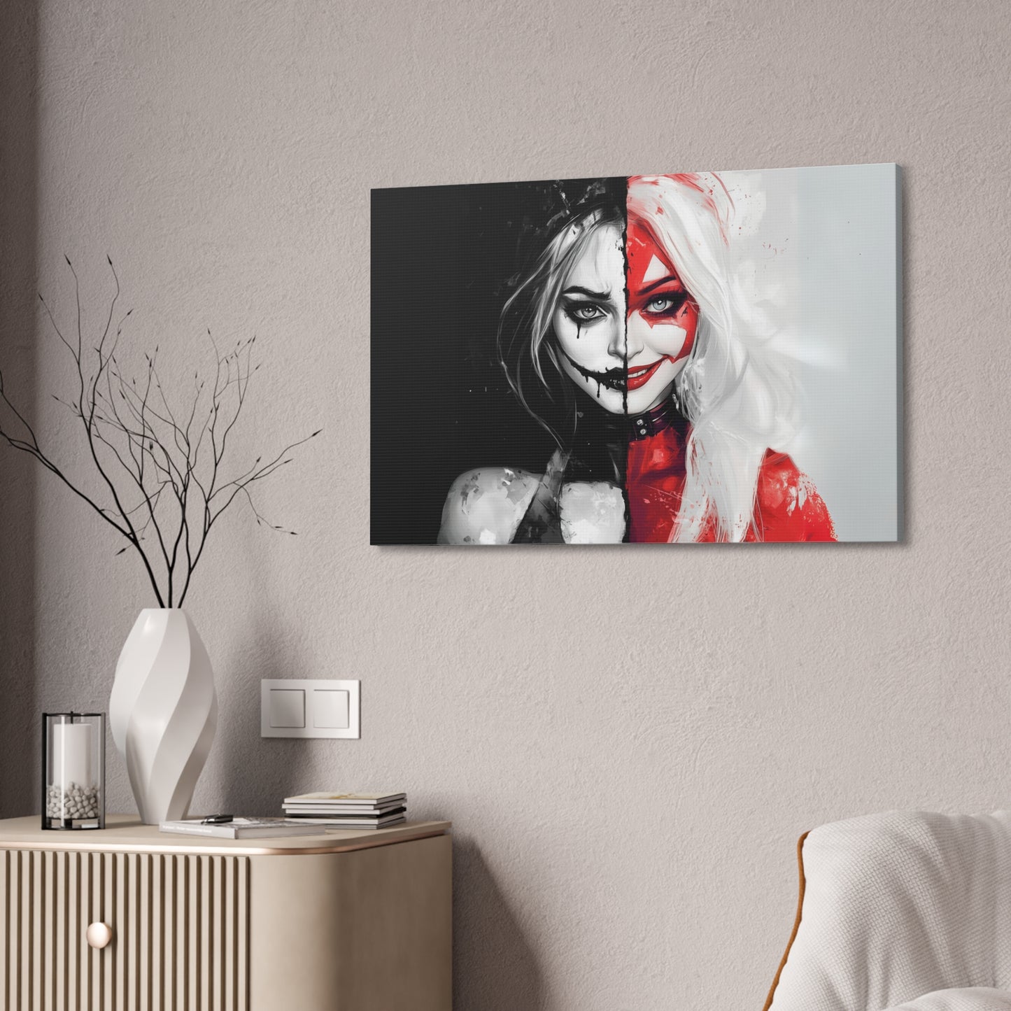 Female Joker 2 Canvas