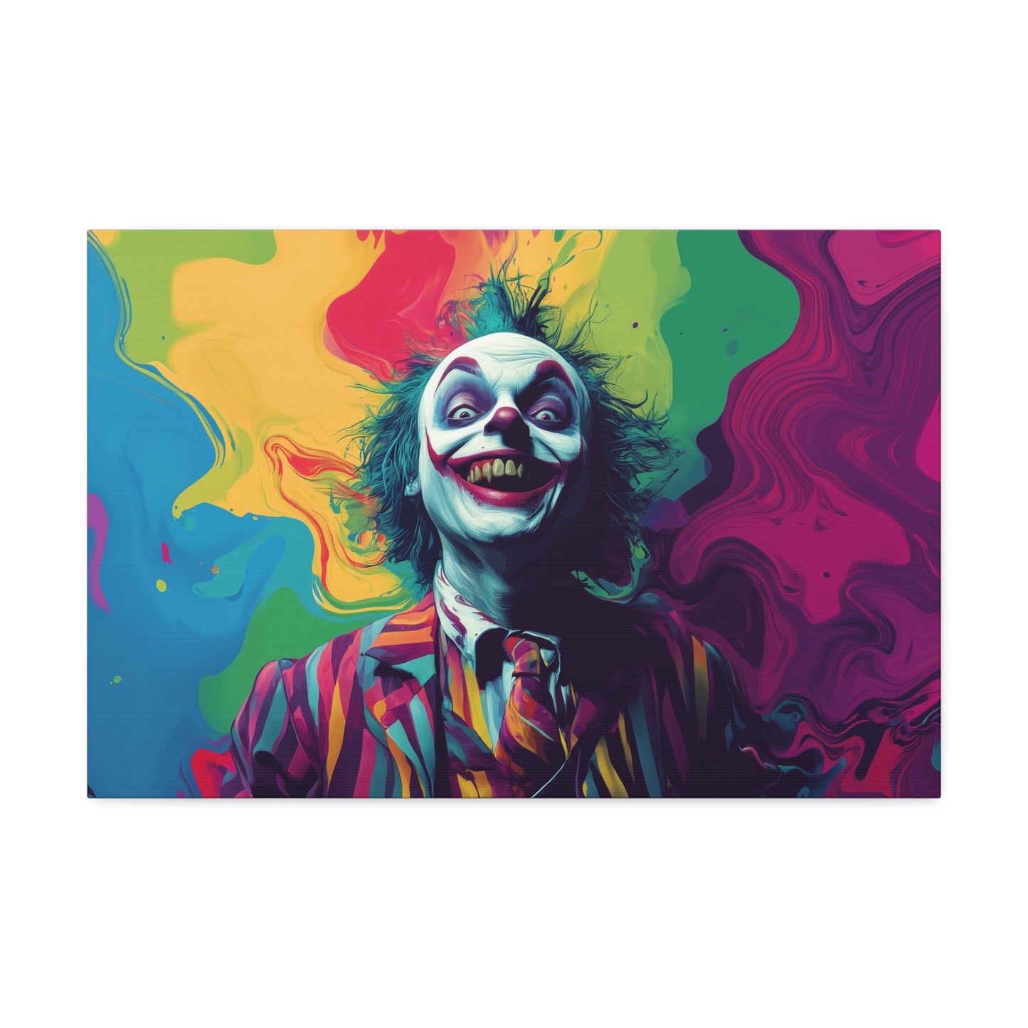 Abstract Beetlejuice Canvas