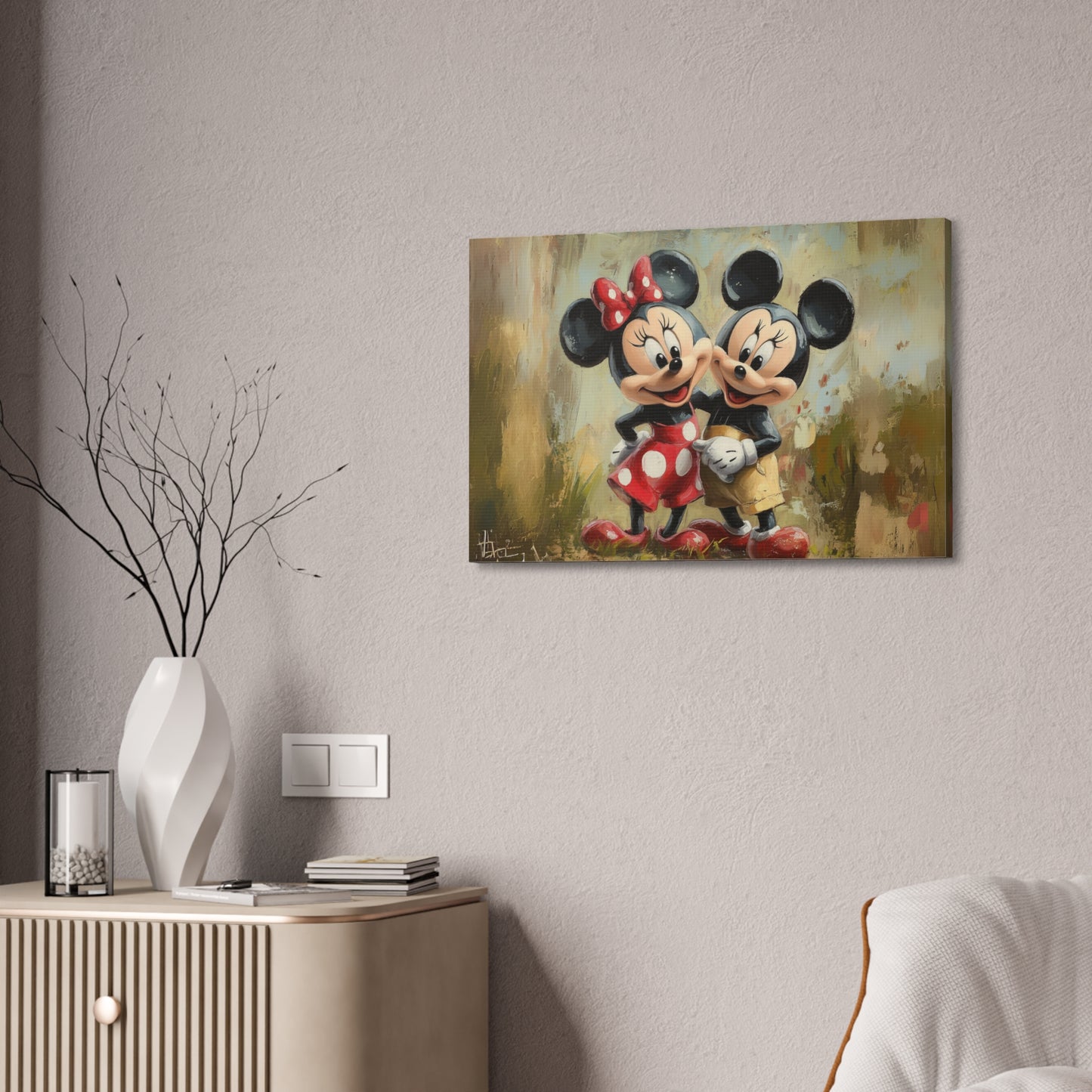 Favorite Mice Couple Canvas