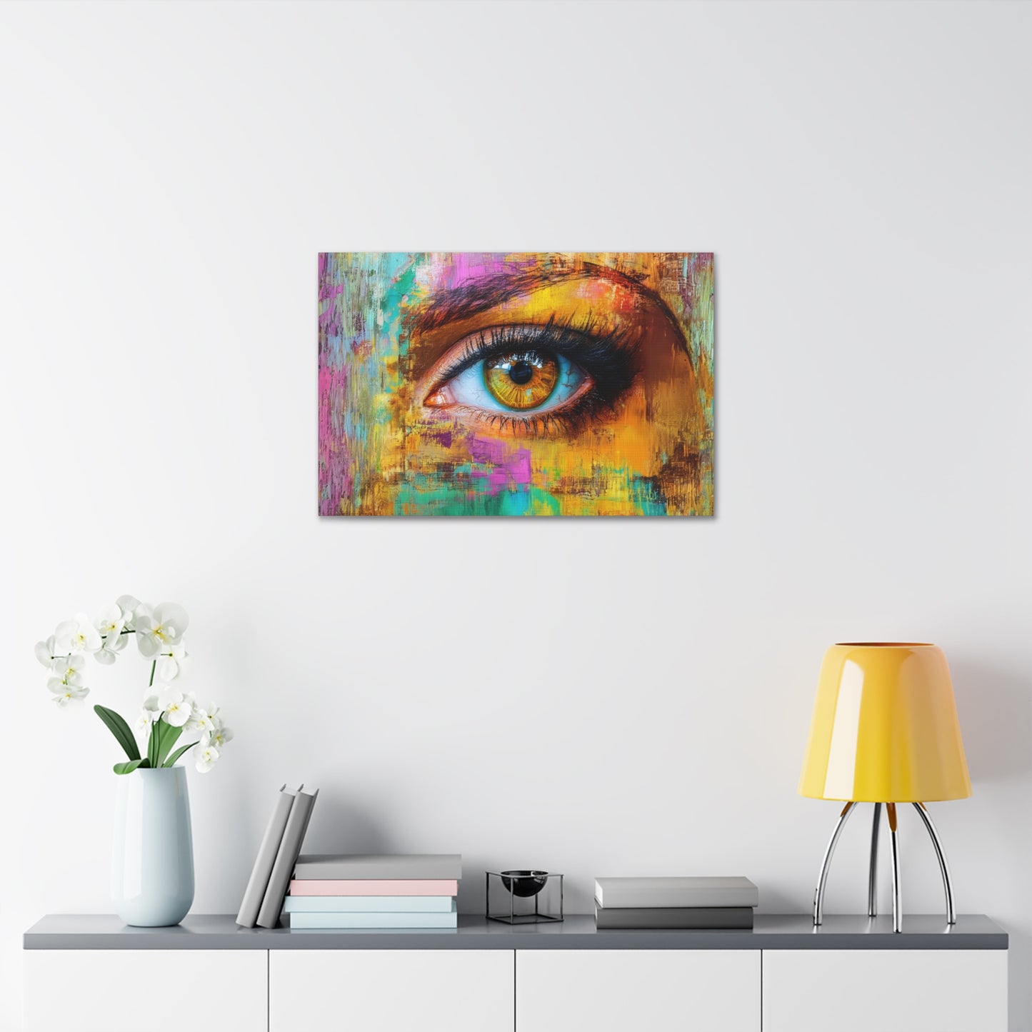 Abstract Eye 4 Canvas