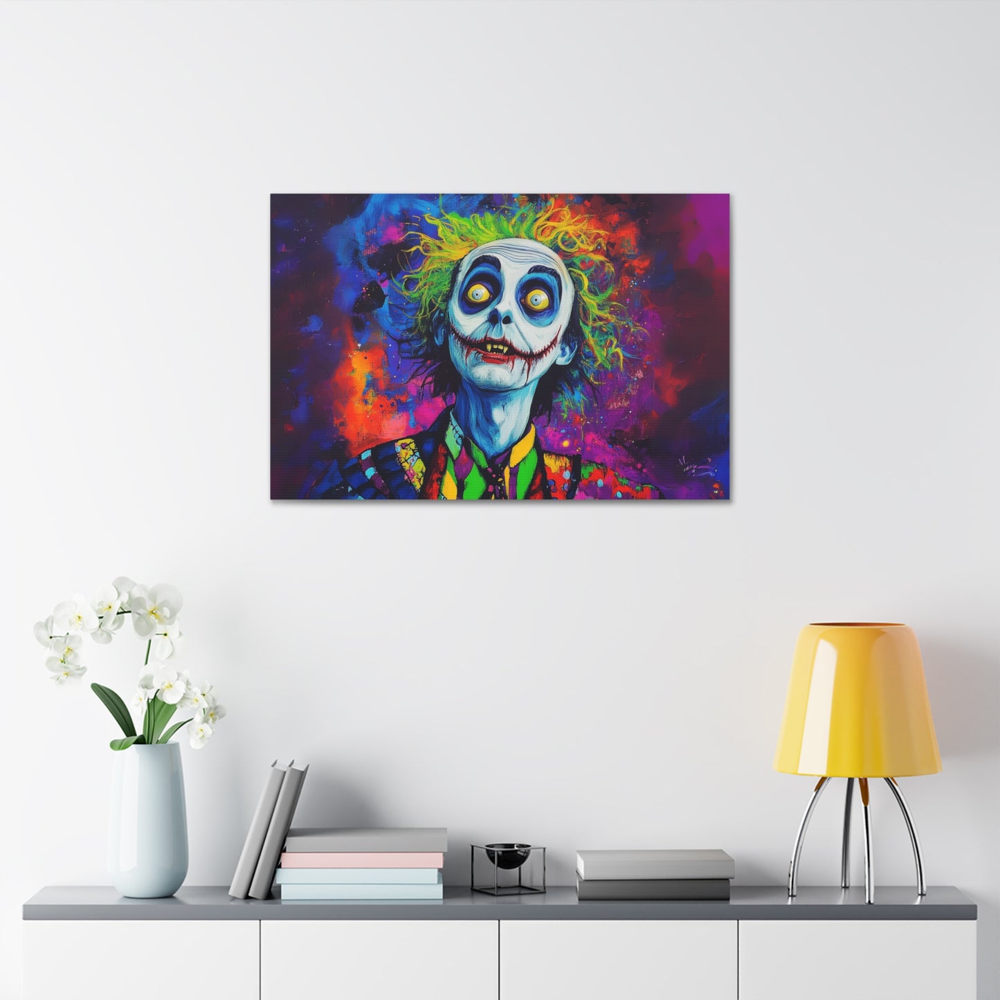 Animated Beetlejuice Canvas