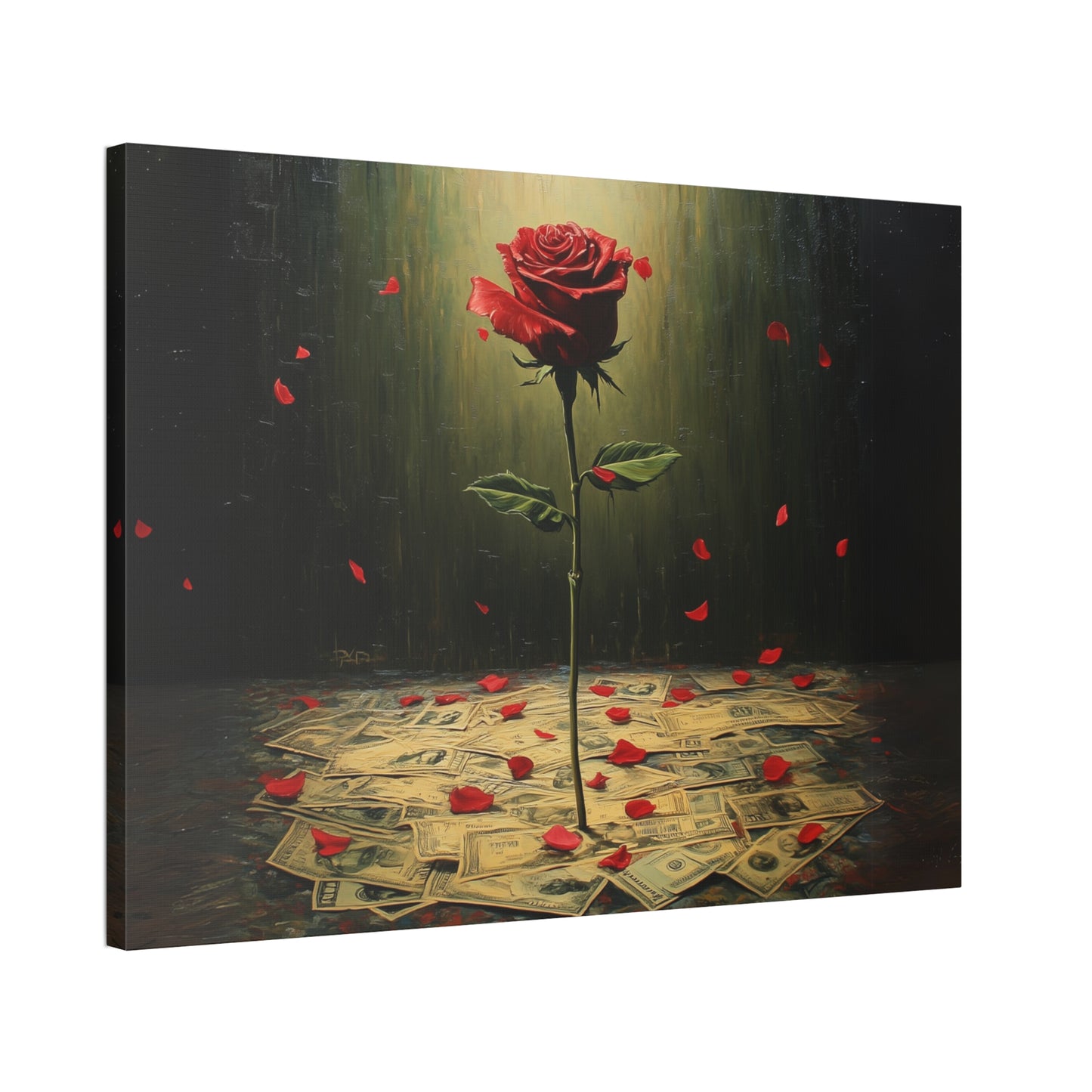 Cash & Roses Canvas