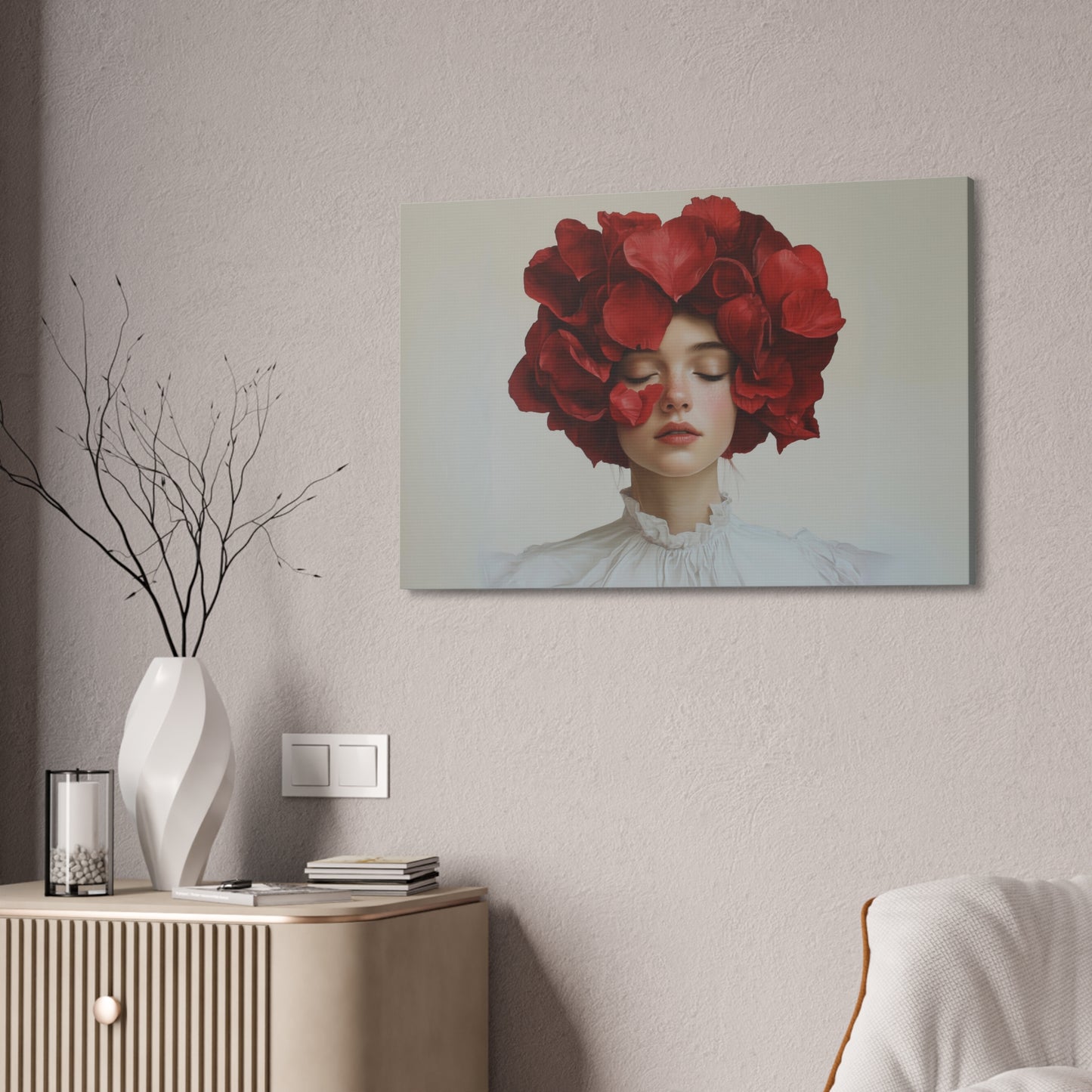 Flower Head Canvas