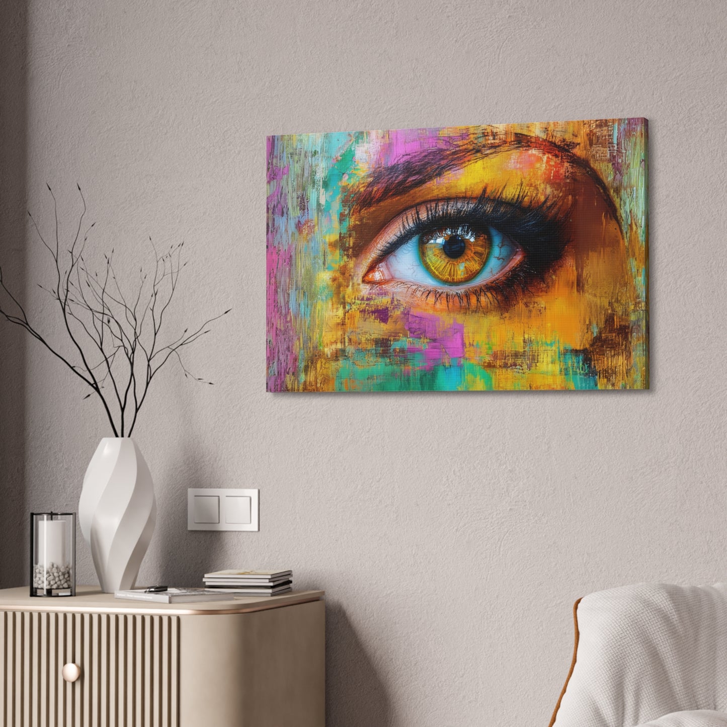 Abstract Eye 4 Canvas