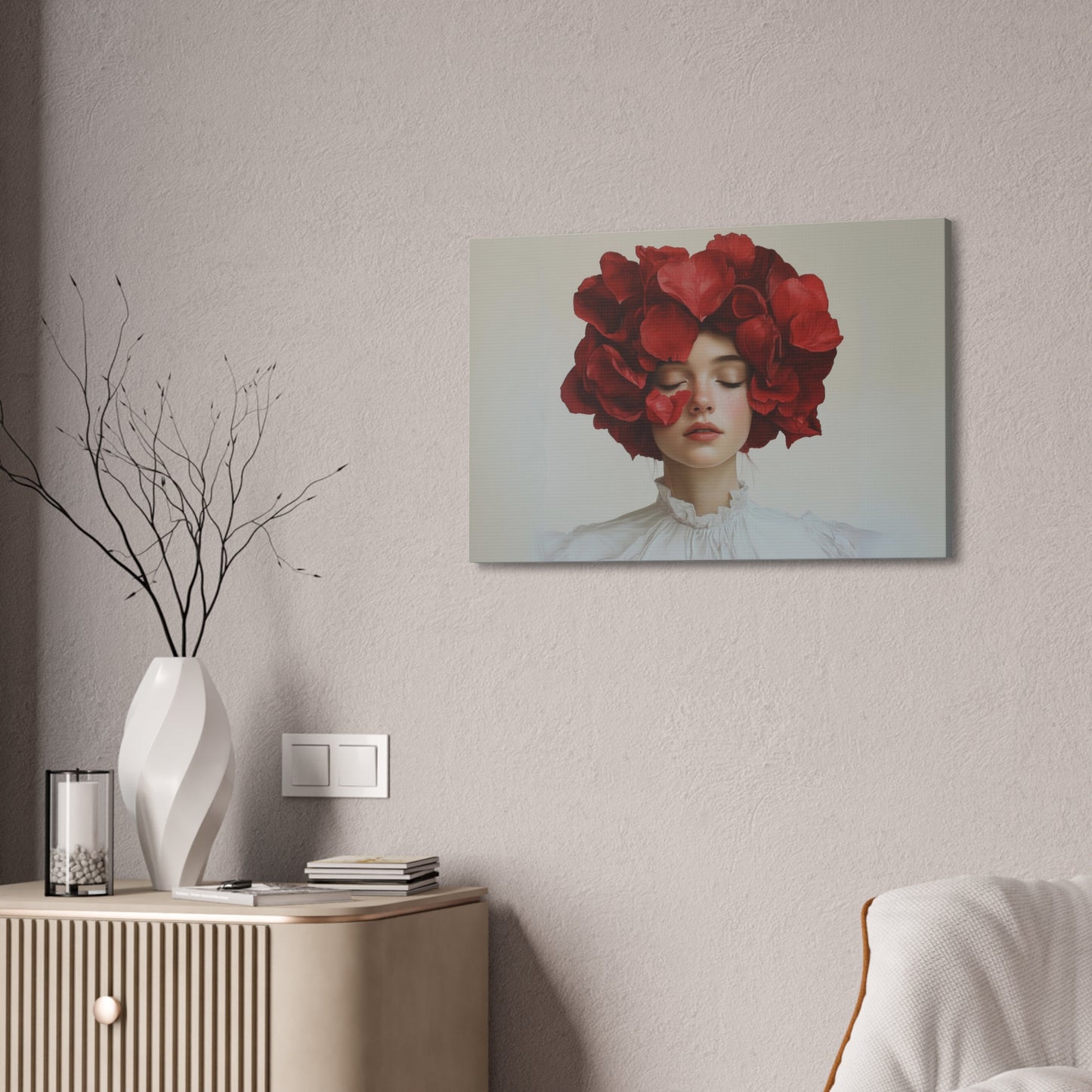 Flower Head Canvas