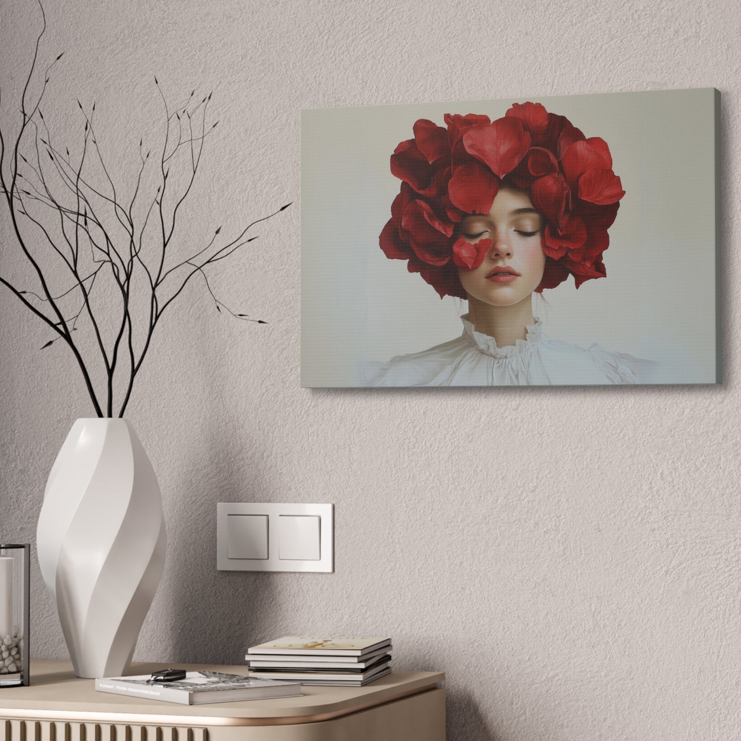 Flower Head Canvas