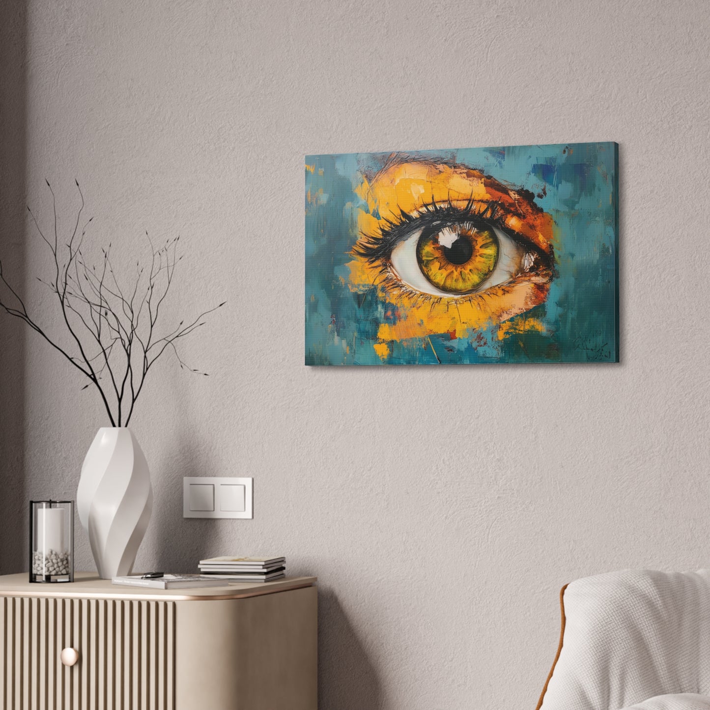 Abstract Eye 2 Canvas