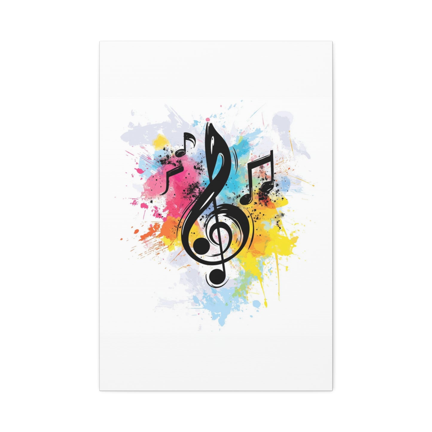 Light Music Vertical Canvas