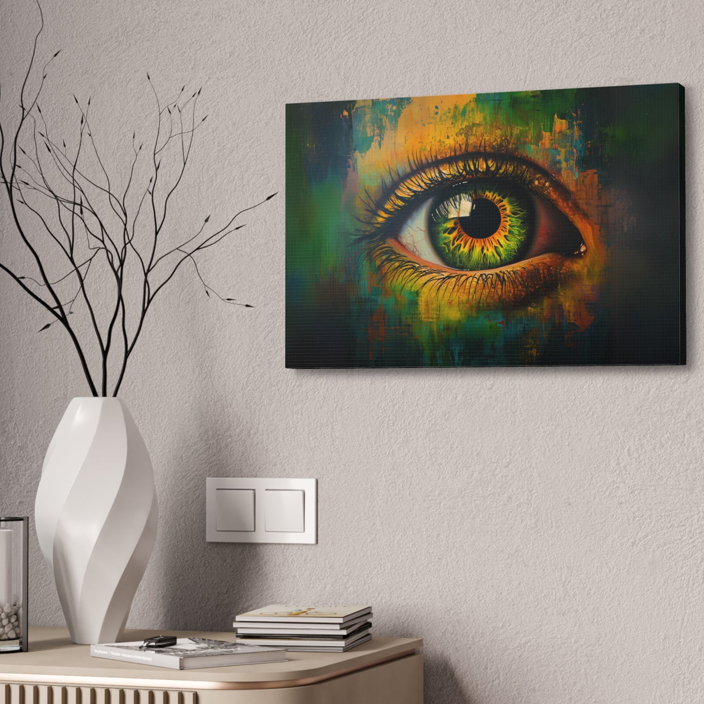 Abstract Eye 1 Canvas