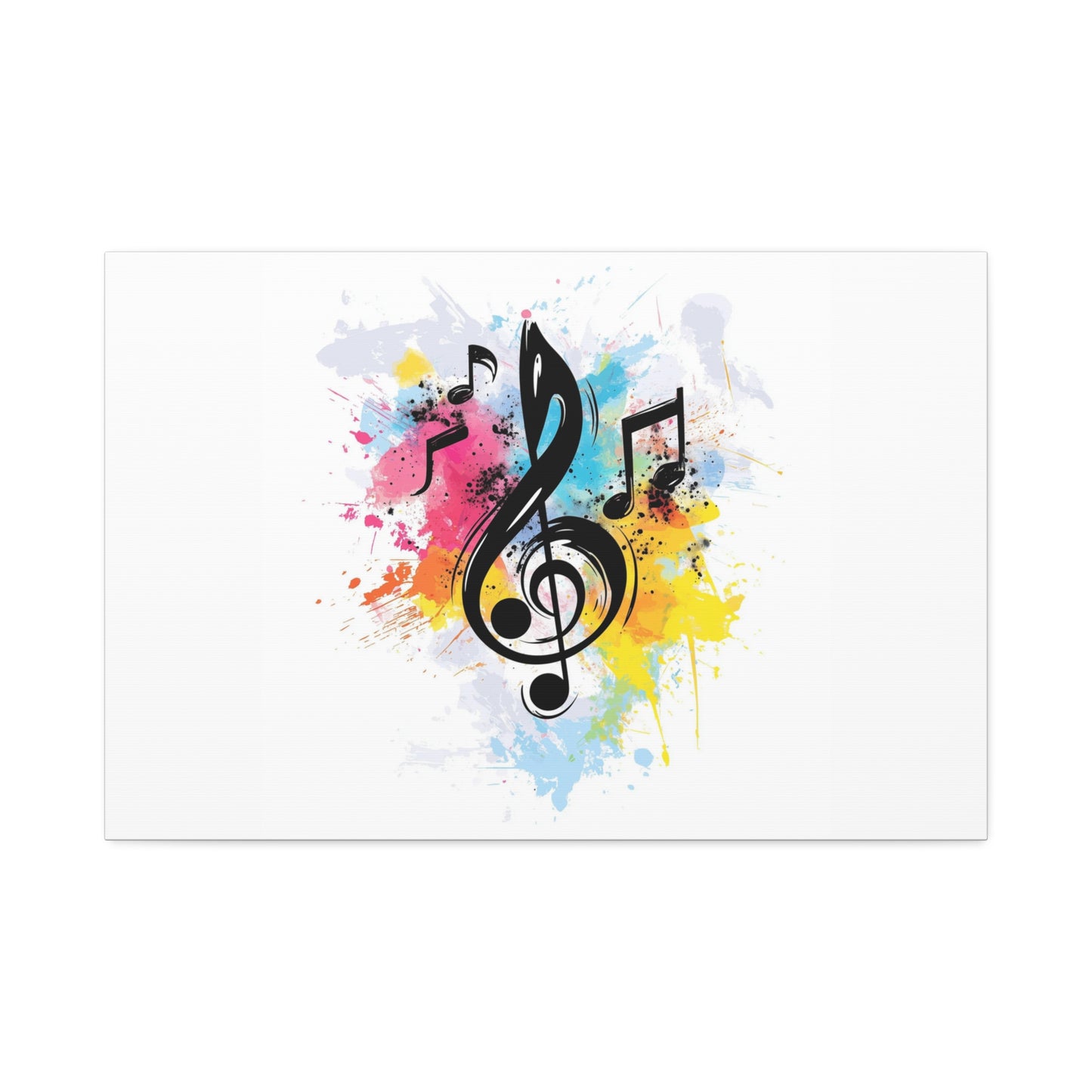 Light Music Horizontal Canvas