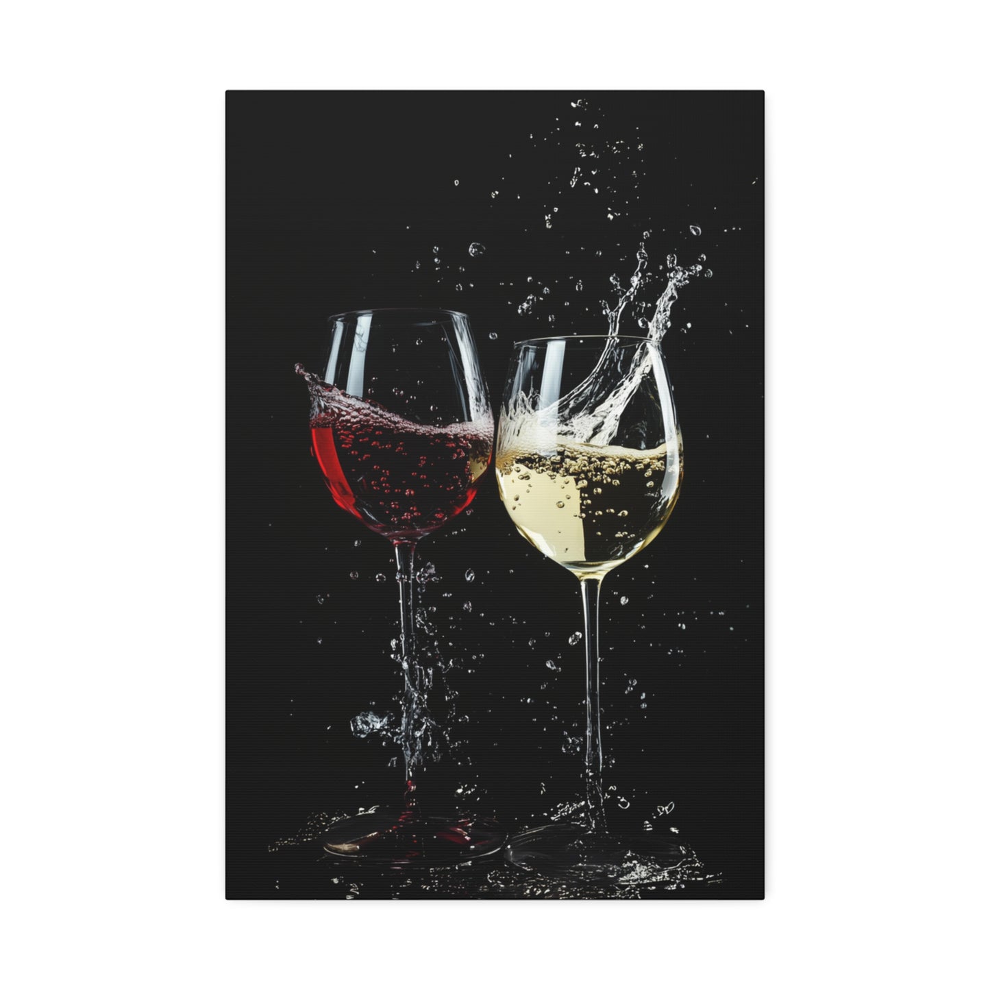 Tall Wine Glasses Canvas