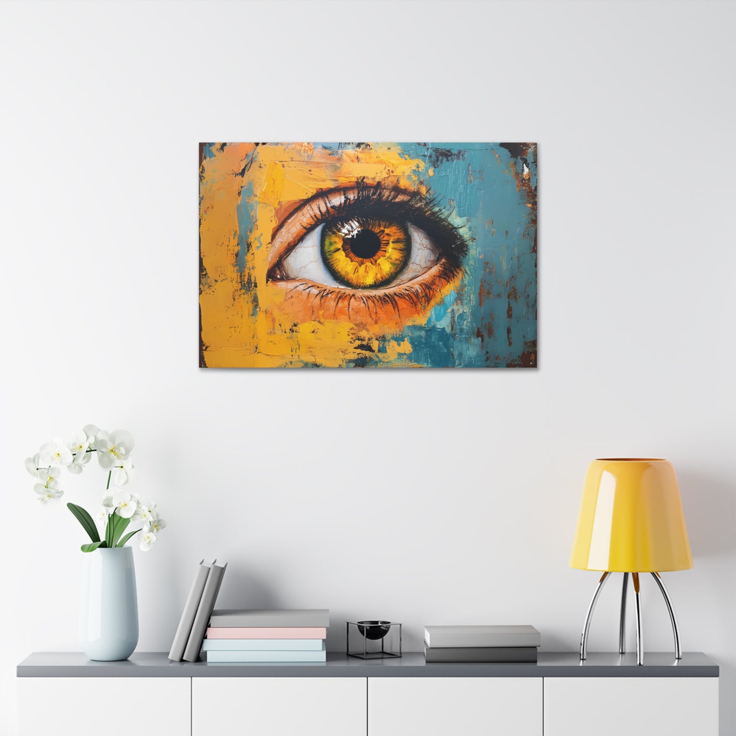 Abstract Eye 3 Canvas